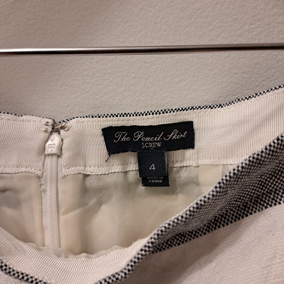 J. Crew pencil skirt. Linen blend - Picture 3 of 3